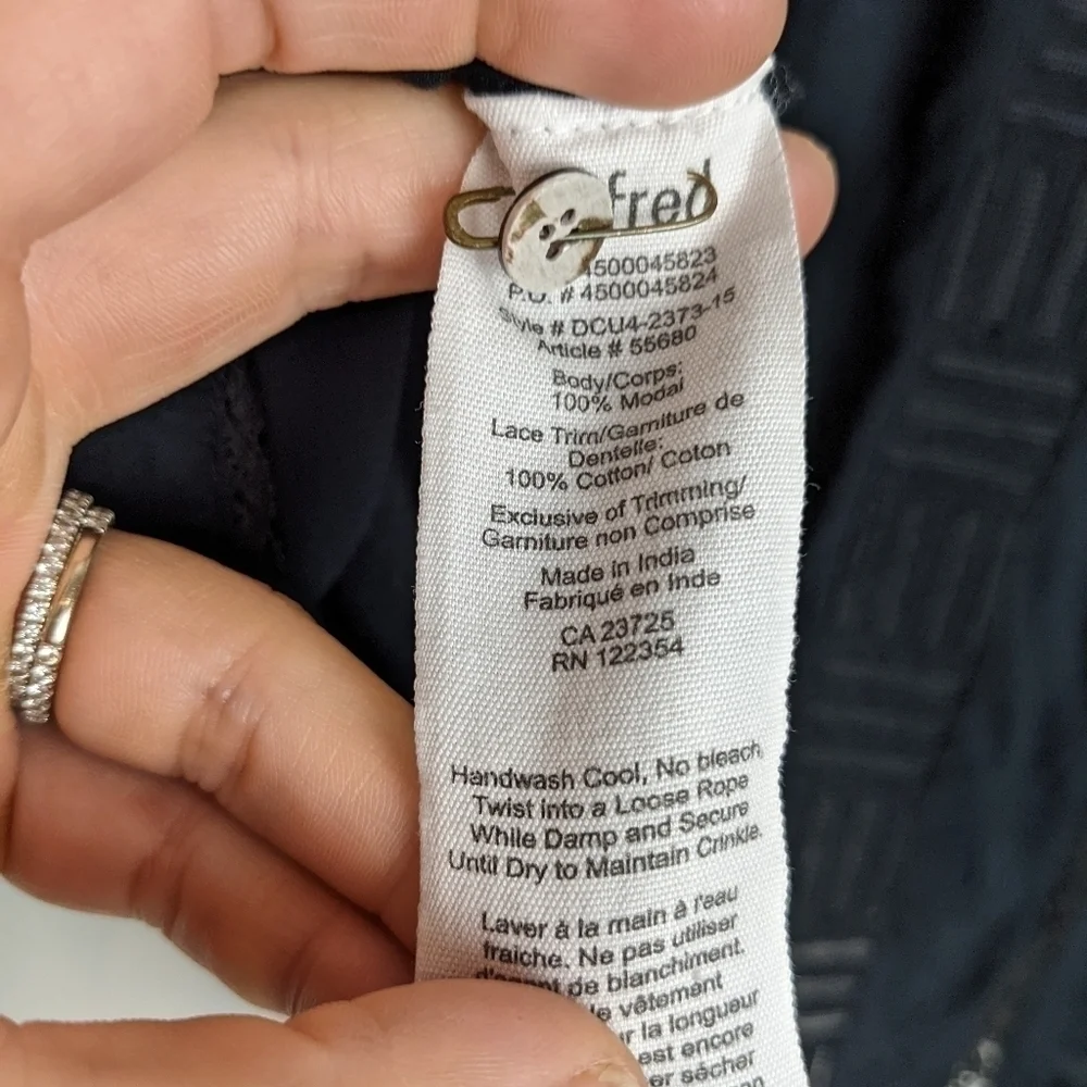 Aritzia Wilfred Black Peasant Top X Small - Picture 8 of 8